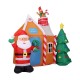 Φουσκωτό διακοσμητικό Σπιτάκι Άγιου Βασίλη με φωτισμό - 1.8m - 817230