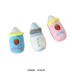 Λούτρινο παιχνίδι σκύλου - 14x6cm - 12pcs - 550668