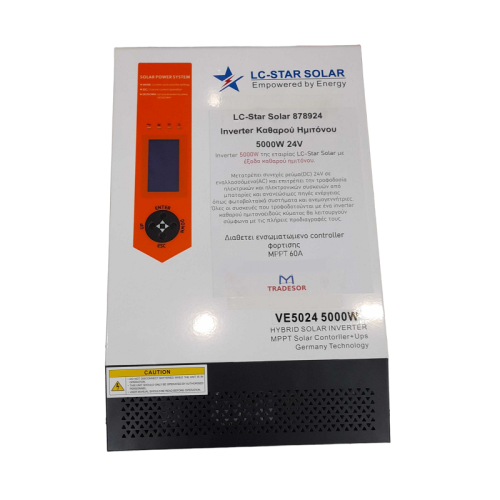 Power Inverter - 24V - 5000W - 60A - LC-Star Solar - 338013 Power Inverter - 24V - 5000W - 60A - LC-Star Solar - 338013