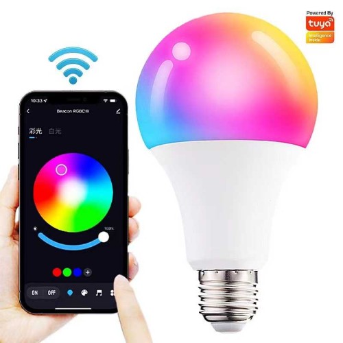 Smart λάμπα LED - RGB - Ε27 - A70 - 15W - 431848