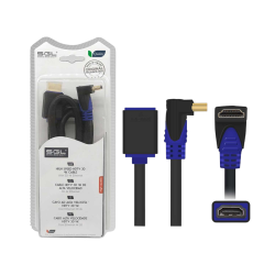 Καλώδιο HDMI γωνιακό - Male/Female - 1592FC - 3m - 095257 Καλώδιο HDMI γωνιακό - Male/Female - 1592FC - 3m - 095257