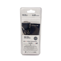 Αντάπτορας HDMI female σε VGA & Jack 3.5mm - TP12 - 25cm - 095981 Αντάπτορας HDMI female σε VGA & Jack 3.5mm - TP12 - 25cm - 095981
