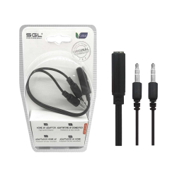 Αντάπτορας Jack 3.5mm - Female/2Male - 1528A-01 - 096001 Αντάπτορας Jack 3.5mm - Female/2Male - 1528A-01 - 096001