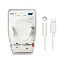 Αντάπτορας Lightning σε Jack 3.5mm female - T60 - 096056 Αντάπτορας Lightning σε Jack 3.5mm female - T60 - 096056