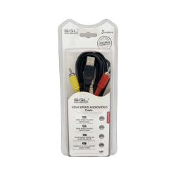 Καλώδιο USB 2.0 σε RCA - 1528B - 1.5m - 097985 Καλώδιο USB 2.0 σε RCA - 1528B - 1.5m - 097985