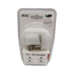 Βύσμα κεραίας TV Coax γωνιακό - 2pcs - 1820-2  - 098722 Βύσμα κεραίας TV Coax γωνιακό - 2pcs - 1820-2  - 098722