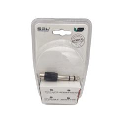 Αντάπτορας ήχου Jack 6.3mm σε 3.5mm - 1857-1 - 098760 Αντάπτορας ήχου Jack 6.3mm σε 3.5mm - 1857-1 - 098760
