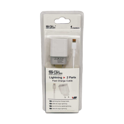 Αντάπτορας φόρτισης με καλώδιο - Lightning - Quick Charge - D5-S2 - 1m - 099552 Αντάπτορας φόρτισης με καλώδιο - Lightning - Quick Charge - D5-S2 - 1m - 099552
