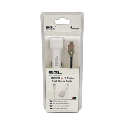 Φορτιστής αναπτήρα αυτοκινήτου με 2 θύρες USB - Micro USB - FA13-V2 - 1m - 099620 Φορτιστής αναπτήρα αυτοκινήτου με 2 θύρες USB - Micro USB - FA13-V2 - 1m - 099620