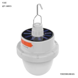Επαναφορτιζόμενη λάμπα LED κρεμαστή με ηλιακό πάνελ - V102 - 186101 Επαναφορτιζόμενη λάμπα LED κρεμαστή με ηλιακό πάνελ - V102 - 186101