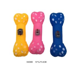 Παιχνίδι σκύλου Latex κόκκαλο - 15x5.2x3.5cm - 12pcs - 550300 Παιχνίδι σκύλου Latex κόκκαλο - 15x5.2x3.5cm - 12pcs - 550300