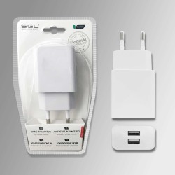 Αντάπτορας φόρτισης πρίζας με 2 θύρες USB - F2 - 099705