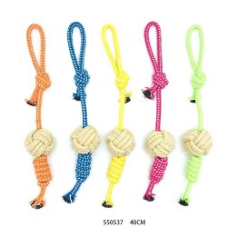 Παιχνίδι σκύλου σχοινί με μπάλα - 40cm - 12pcs - 550537 Παιχνίδι σκύλου σχοινί με μπάλα - 40cm - 12pcs - 550537