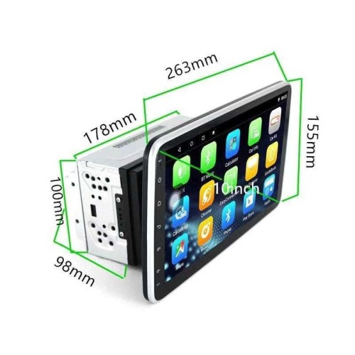 Ηχοσύστημα αυτοκινήτου 2DIN - 1088A - 10" - 2+32G - Android - 000566