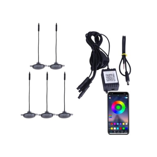 Φώτα ημέρας αυτοκινήτου LED RGBW - R-D20101-P5 - 110027 Φώτα ημέρας αυτοκινήτου LED RGBW - R-D20101-P5 - 110027