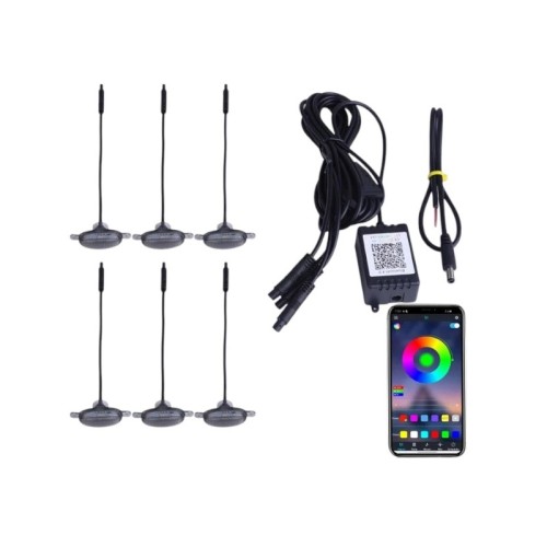 Φώτα ημέρας αυτοκινήτου LED RGBW - R-D20101-P6 - 110028 Φώτα ημέρας αυτοκινήτου LED RGBW - R-D20101-P6 - 110028