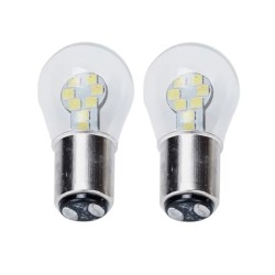 Λαμπτήρες LED διπολικοί - S25 - R-DS25D-03AU - 2pcs - 110222 Λαμπτήρες LED διπολικοί - S25 - R-DS25D-03AU - 2pcs - 110222