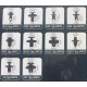 Σετ συνδετήρες αυτοκινήτου 10 τύπων - 280pcs - 180261 Σετ συνδετήρες αυτοκινήτου 10 τύπων - 280pcs - 180261