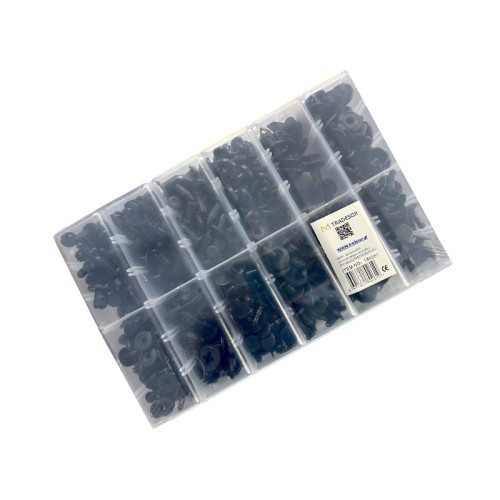Σετ συνδετήρες αυτοκινήτου 10 τύπων - 280pcs - 180261 Σετ συνδετήρες αυτοκινήτου 10 τύπων - 280pcs - 180261