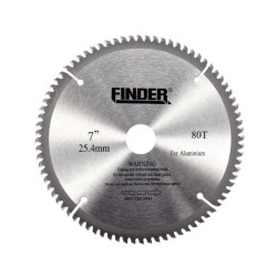Δίσκος κοπής αλουμινίου - TCT - 7" - Φ80 - 80T - Finder - 196003