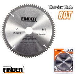 Δίσκος κοπής αλουμινίου - TCT - 7" - Φ80 - 80T - Finder - 196003