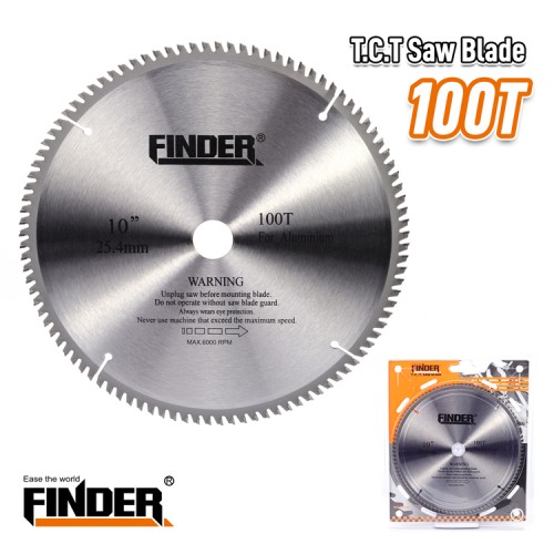 Δίσκος κοπής αλουμινίου - TCT - 10" - Φ255 - 100T - Finder - 196005 Δίσκος κοπής αλουμινίου - TCT - 10" - Φ255 - 100T - Finder - 196005