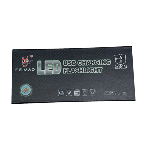 Επαναφορτιζόμενος φακός LED - 6525-TG - 200095 Επαναφορτιζόμενος φακός LED - 6525-TG - 200095