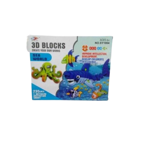 Συναρμολογούμενες φιγούρες DIY 3D - Ζώα της θάλασσας - 235pcs - EVASY1004 - 222292 Συναρμολογούμενες φιγούρες DIY 3D - Ζώα της θάλασσας - 235pcs - EVASY1004 - 222292