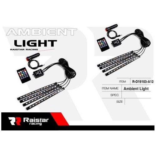 Σετ φωτισμού καμπίνας αυτοκινήτου LED - R-D19101-M12 - 110017