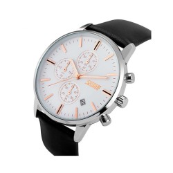Αναλογικό ρολόι χειρός – Skmei - 9103 - Black/White Αναλογικό ρολόι χειρός – Skmei - 9103 - Black/White