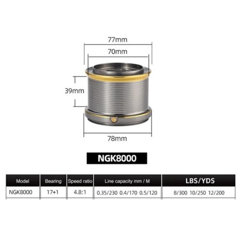 Μηχανάκι ψαρέματος - NGK8000 - 31057 Μηχανάκι ψαρέματος - NGK8000 - 31057