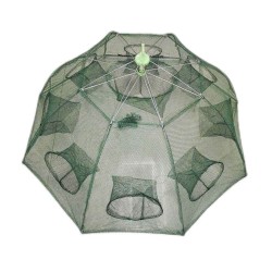 Πτυσσόμενη παγίδα ψαρέματος-κιούρτος με 8 εισόδους - 31357 Πτυσσόμενη παγίδα ψαρέματος-κιούρτος με 8 εισόδους - 31357