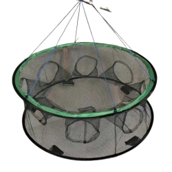 Πτυσσόμενη παγίδα ψαρέματος - Κιούρτος με 8 εισόδους - 70x26cm - 31379 Πτυσσόμενη παγίδα ψαρέματος - Κιούρτος με 8 εισόδους - 70x26cm - 31379