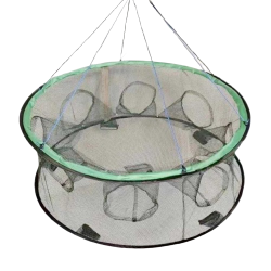 Πτυσσόμενη παγίδα ψαρέματος - Κιούρτος με 13 εισόδους - 60x52cm - 831381 Πτυσσόμενη παγίδα ψαρέματος - Κιούρτος με 13 εισόδους - 60x52cm - 831381