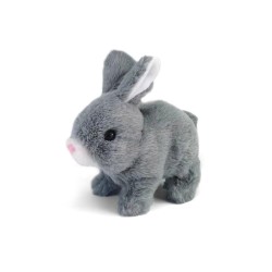 Λούτρινο κουνελάκι με κίνηση και ήχο - YQ12 - 303758 - Grey Λούτρινο κουνελάκι με κίνηση και ήχο - YQ12 - 303758 - Grey
