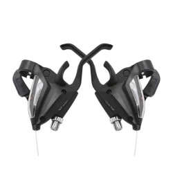 Λεβιέδες ταχυτήτων-φρένων ποδηλάτου - Λεβιεδομανέτες - S54-01 - 3+7SPEED - 651841