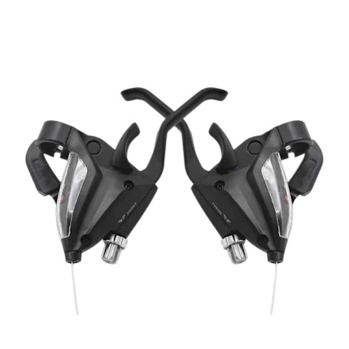 Λεβιέδες ταχυτήτων-φρένων ποδηλάτου - Λεβιεδομανέτες - S54-01 - 3+7SPEED - 651841