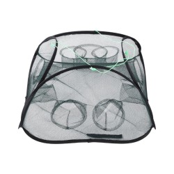 Πτυσσόμενη παγίδα ψαρέματος - Κιούρτος με 9 εισόδους - 831367 Πτυσσόμενη παγίδα ψαρέματος - Κιούρτος με 9 εισόδους - 831367