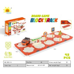 Επιτραπέζιο παιχνίδι - Block Track - 42pcs - 2023-14 - 677106 Επιτραπέζιο παιχνίδι - Block Track - 42pcs - 2023-14 - 677106