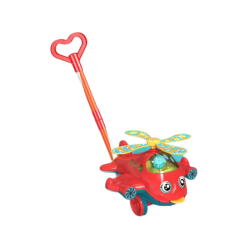 Συρόμενο παιχνίδι Αεροπλανάκι - 204 - 117269 - Red