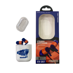 Ενσύρματα ακουστικά - EV-207 - 202296 - Blue/Orange Ενσύρματα ακουστικά - EV-207 - 202296 - Blue/Orange