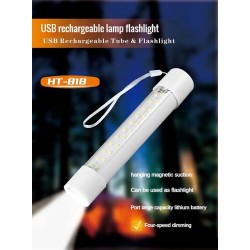 Επαναφορτιζόμενος σωλήνας φωτισμού LED με φακό - HT818 - 50W - 251469 Επαναφορτιζόμενος σωλήνας φωτισμού LED με φακό - HT818 - 50W - 251469