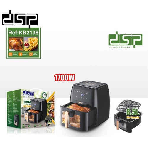 Φριτέζα αέρος - Air fryer - 8.5L - KB2138 - DSP - 614399 Φριτέζα αέρος - Air fryer - 8.5L - KB2138 - DSP - 614399