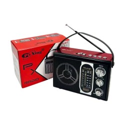 Επαναφορτιζόμενο ραδιόφωνο - PX-61BT - 617156 - Red