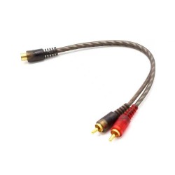 Καλώδιο ήχου RCA - CTC-300 - Female to 2Male - 003034 Καλώδιο ήχου RCA - CTC-300 - Female to 2Male - 003034