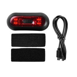 Επαναφορτιζόμενος οπίσθιος προβολέας κράνους LED - 310794 Επαναφορτιζόμενος οπίσθιος προβολέας κράνους LED - 310794