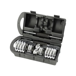 Σετ ρυθμιζόμενοι αλτήρες γυμναστικής - 20kg - 556646