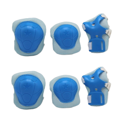Παιδικό σετ προστατευτικά γονάτων-αγκώνων-καρπών - 556668 - Blue Παιδικό σετ προστατευτικά γονάτων-αγκώνων-καρπών - 556668 - Blue