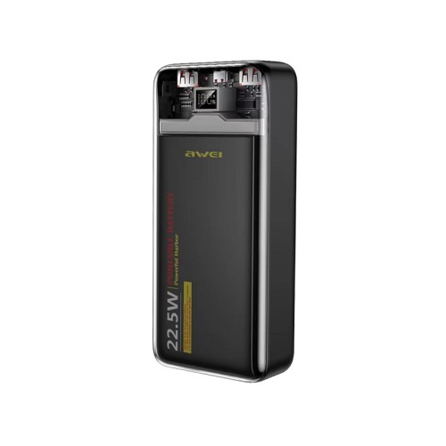Powerbank - 20.000mah - P78K - 22.5W - AWEI - 004855 Powerbank - 20.000mah - P78K - 22.5W - AWEI - 004855