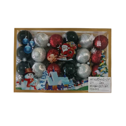 Σετ Χριστουγεννιάτικες μπάλες - 3cm - 24pcs - 023100 Σετ Χριστουγεννιάτικες μπάλες - 3cm - 24pcs - 023100